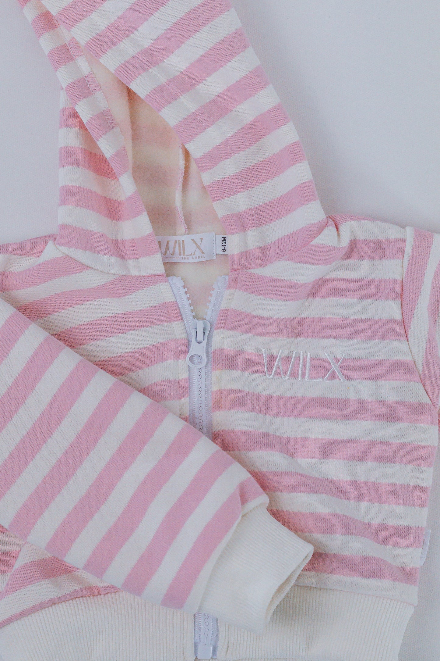 Striped pink tracksuit set