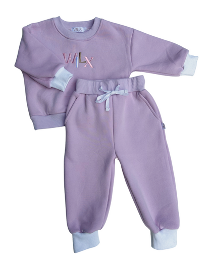 Colour Block Tracksuit Set | Lilac