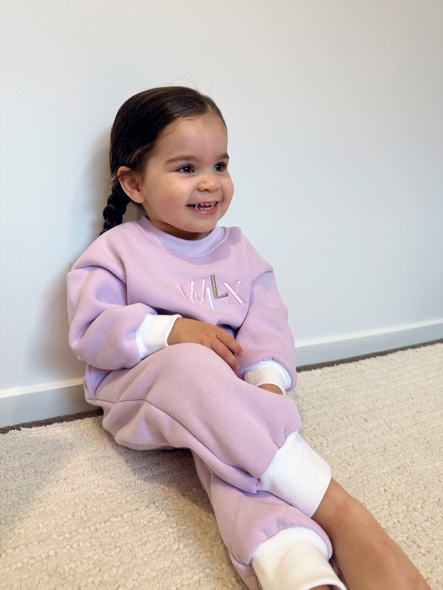 Colour Block Tracksuit Set | Lilac