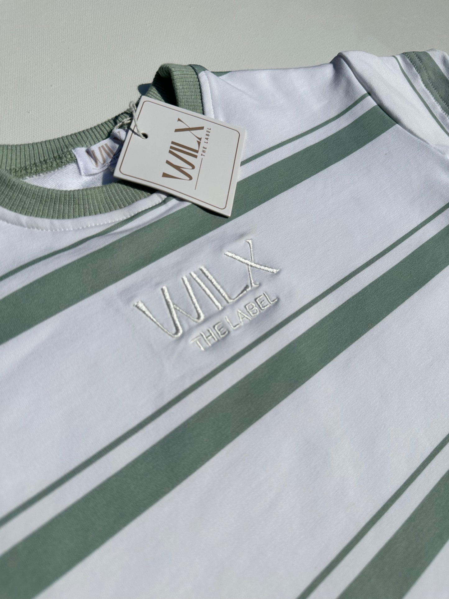 Signature Striped Shirt - Sage