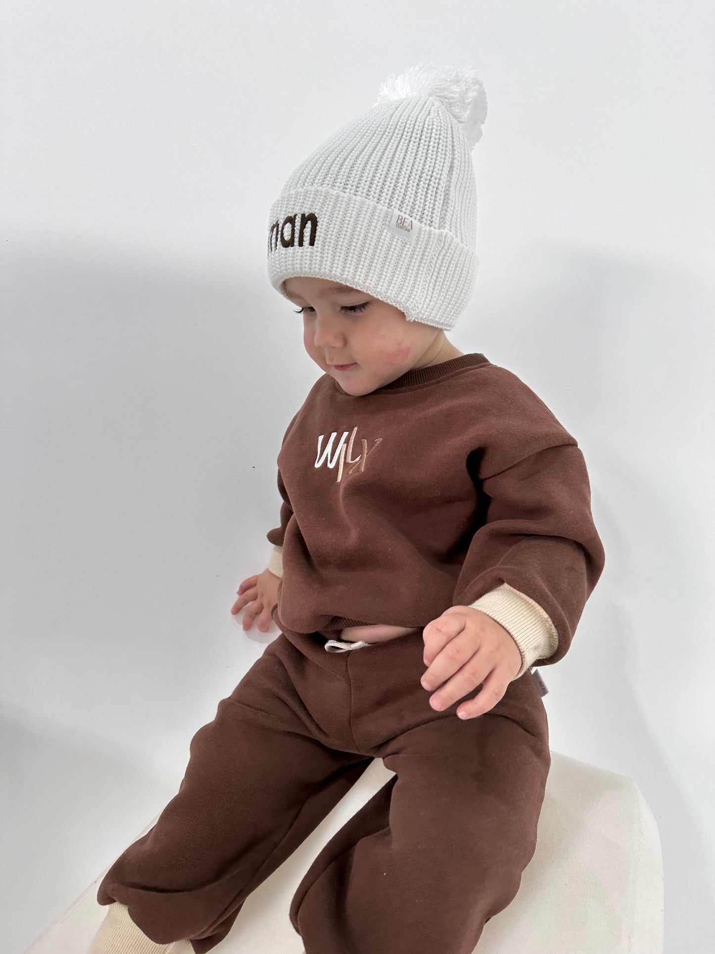 Colour Block Tracksuit Set | Chocolate