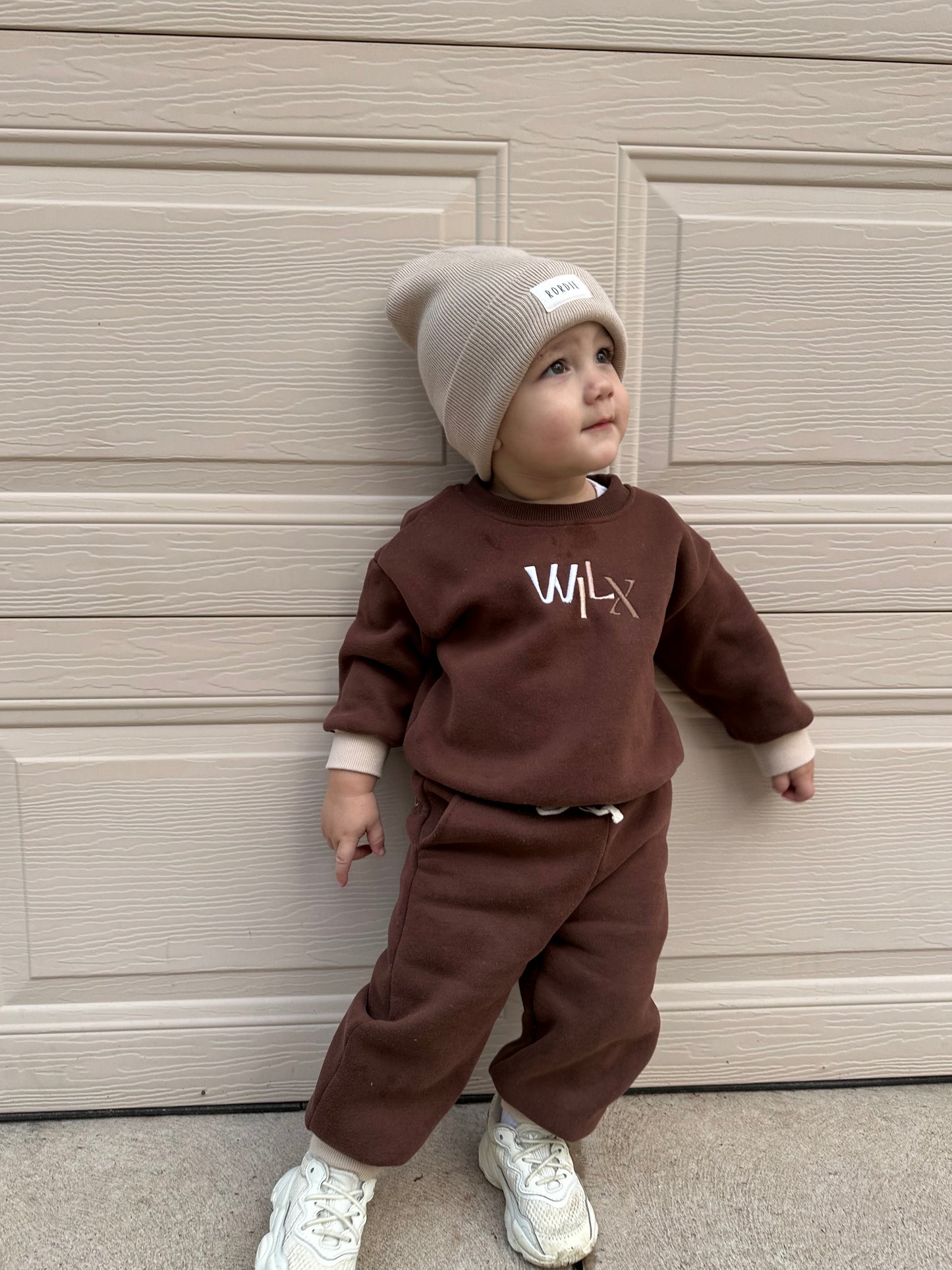 Colour Block Tracksuit Set | Chocolate