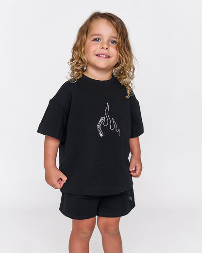 Flame Shirt- Black