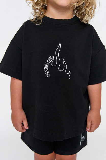 Flame Shirt- Black