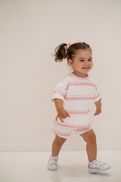 Signature striped shorts - Strawberries & Cream